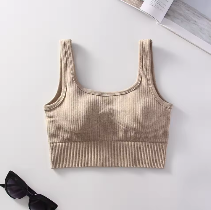 Essential Ribbed Crop Tank