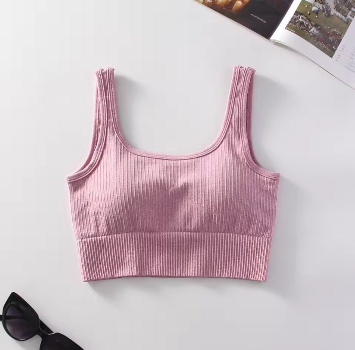 Essential Ribbed Crop Tank
