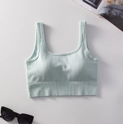 Essential Ribbed Crop Tank