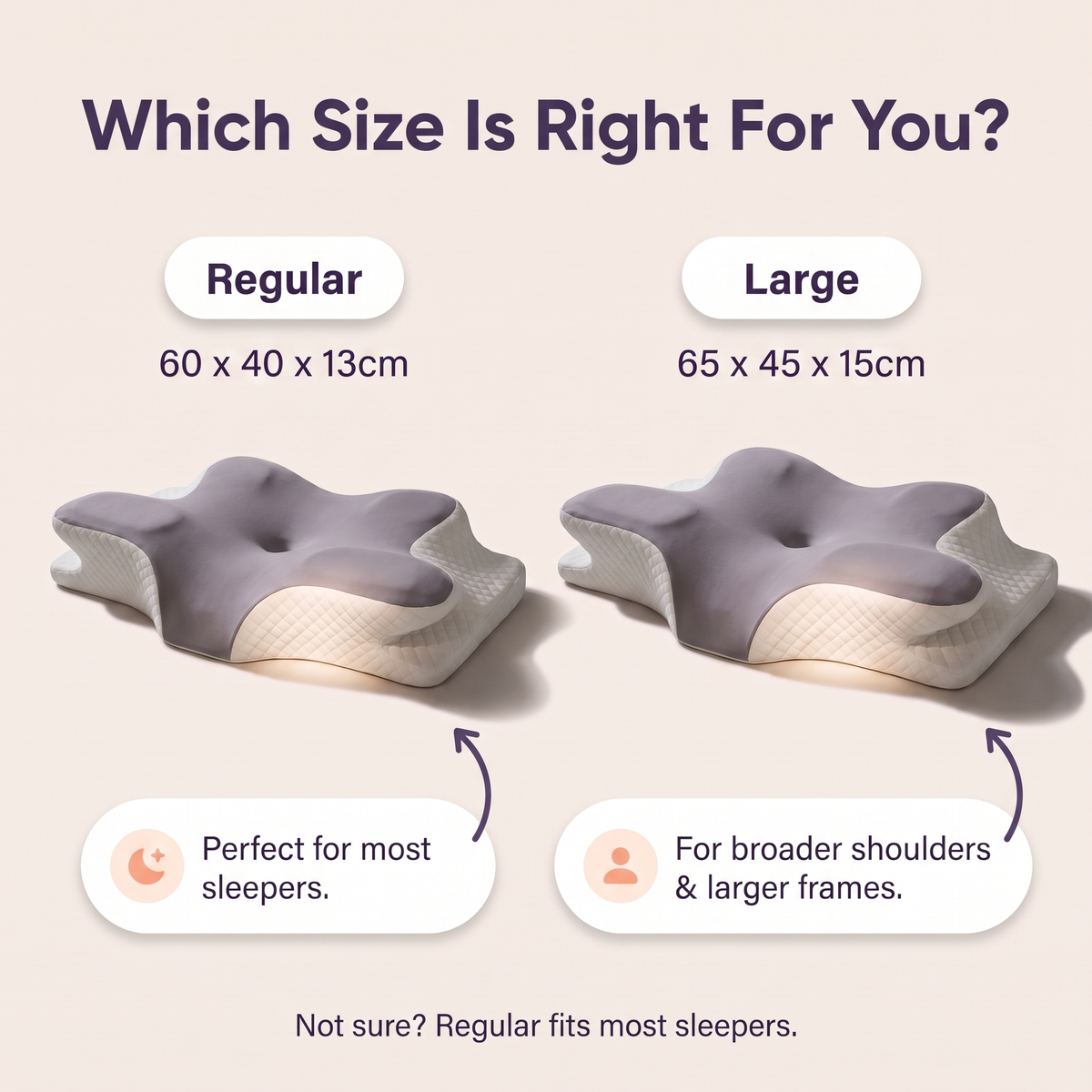 ByLorai CurveFit™ Pillow Large